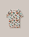 Playera Gris Estampada,BLANCO P4